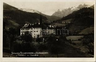 Schwarzach im Pongau, Schloss Schernberg mit Hochkönig / castle, mountain