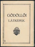 cca 1925 Gödöllői látképek, 12 db képet tartalmazó füzet, szép állapotban, 10×7 cm