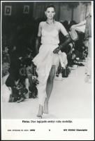 cca 1973 5 db MTI divatfotó, feliratozva, 21×27 cm