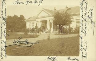 1903 Beregsom, Shom, Som, Derenkovec; Lónyai-kastélya / Kastiel / castle. photo