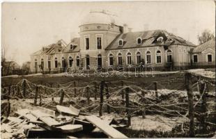 Gorlicei drótakadály / WWI Austro-Hungarian K.u.K. military, trip wire, barbed wire in Gorlice (Poland). photo
