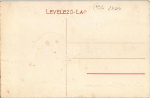 Zsolna, Sillein, Zilina; Szentháromság templom, utca. W. L. (?) 7. / Holy Trinity Church, street vie...