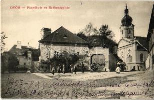 1907 Győr, Püspökvár és Székesegyház. S.D.M. 2066c (fa)