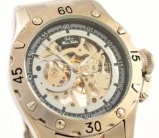 Graf von Monte Wehro mechanikus karóra. fém szíjjal, átlátszó tokkal, újszerű, működő állapotban d: ...