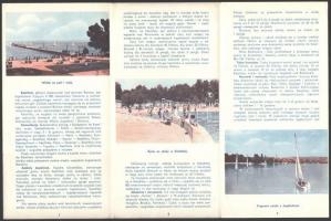 1930 Keszthely, kihajtható lengyel nyelvű képes prospektus, Gebhardt grafikája, Klösz Nyomda, szép á...