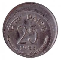 India 1985. 25p Cu-Ni technológiai hibás veret T:1- kis ph.
India 1985. 25 Paise Cu-Ni struck with ...
