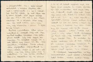 1938 Major József (tizedes, Hajmáskér, I. Mérőszázad), augusztus végi levele Hajmáskérről, melyben b...