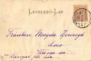 1899 Kisigmánd, Ghyczy kastély. Kiadja F. B. Göhler (r)