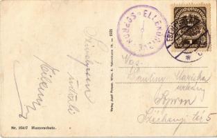 Ebenfurth, Trinity statue, church / Kirche, Dreifaltigkeitssaeule + "ELLENŐRIZVE SOPRON" (...