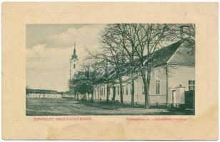 1912 Soltvadkert, Községháza, Lutheránus (evangélikus) templom. W. L. Bp. 568. Kis János kiadása (r)