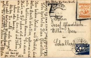 1932 Wattens (Tirol),  Anna und Thomas Mayrl Gemischtwaren-Handlung. Photogr. Kunstverlag A. Stockha...