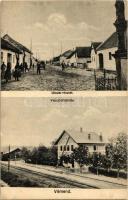 1929 Véménd, Vasútállomás, létra, Fő utca