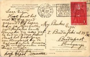 1930 Antwerp, Antwerpen, Anvers; Officieele Postkaart Wereldtentoonstelling, Pavillon de la Hongrie ...
