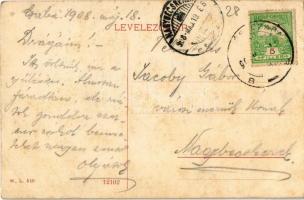 1908 Békéscsaba, Fiume szálloda. W. L. 519. (EB)