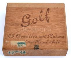 Golf Havana Cigarillos fa doboz, 11×10×3 cm