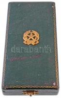 Olaszország 1947-2001. "Olasz Szolidaritás Csillaga Rend III. fokozata" aranyozott kitünte...