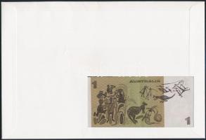 Ausztrália 1983. 1$ borítékban, alkalmi bélyeggel és bélyegzéssel T:I
Australia 1983. 1 Dollar in e...