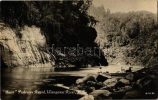 Tairi Pukeoree Rapid, Wanganui River (fl)