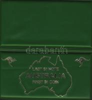 Ausztrália 1983-84. 1$ "Első 1$-os érme" + 1$ "Utolsó 1$-os bankjegy" szettben T...