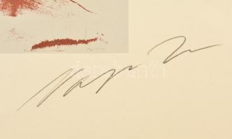 Varga Imre (): Lovas. Szitanyomat, papír, 27×38 cm