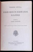 Verne Gyula: Három orosz és három angol kalandjai. Bp., Franklin-Társulat. Kiadói egészvászon kötés,...