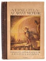 Verne Gyula: Az arany meteor. Bp., 1919, Kultúra Könyvkiadó és Nyomda Rt. Kiadói félvászon kötés, kopottas állapotban.