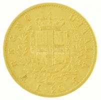 Olaszország 1873M-BN 20L Au "II. Viktor Emánuel" (6,44g/0.900) T:2-
Italy 1873M-BN 20 Lir...