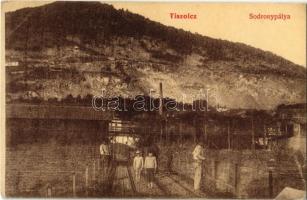 Tiszolc, Tisovec; Sodronypálya. W. L. 710. / industrial wire rope course, ropeway transport