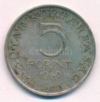 1948. 5Ft Ag "Petőfi" T:2 patina
Adamo EM1