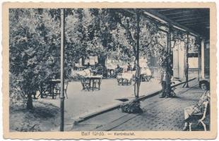 Balf-fürdő (Sopron), étterem kert (fa)
