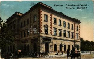 1927 Komárom, Komárno; Takarékpénztári épület, Gyógyszertár / Sporitelna / savings bank, pharmacy (kopott sarkak / worn corners)