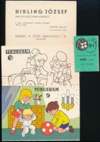 7 db különféle retró reklámlap