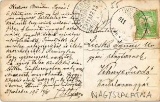 1911 Nagyszalatna, Velká Slatina, Zvolenská Slatina; Római katolikus templom / Catholic church. phot...