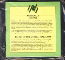 Nagy-Britannia 1988. 1p-1Ł 7klf db, "Ausztrália" szettben T:BU Eredeti csomagolásban!