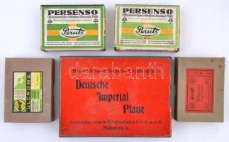 1928-1934 Vetschka (Vecsérdy) Imre (1892-?) volt katonatiszt, amatőr fotós fotóhagyatéka, 5 doboz kb...