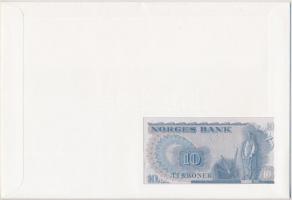Norvégia 1977. 10K borítékban, alkalmi bélyeggel és bélyegzéssel T:I
Norway 1977. 10 Kronur in enve...