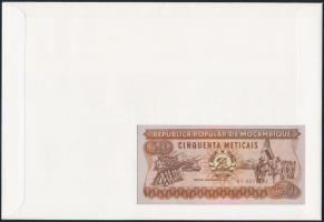 Mozambik 1983. 50M borítékban, alkalmi bélyeggel és bélyegzéssel T:I
Mozambique 1983. 50 Meticais i...