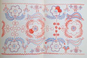 Bárth János: Korai kalocsai hímzések. Bp., Népművelési Propaganda Iroda. Kiadói papírkötés, belül fo...