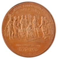 Amerikai Egyesült Államok 1976. "Függetlenség 200. évfordulója" Br emlékérem (38mm) T:1-
...