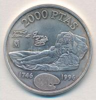 Spanyolország 1996. 2000P Ag "Francisco de Goya" T:1-
Spain 1996. 2000 Pesetas Ag "F...