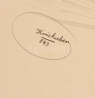 1843 Teresa De Giuli Borsi, (1817-1877) olasz opera-énekesnő kőnyomatos portréja. Kriehuber. Jelzett...