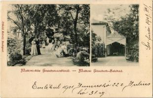 1901 Budapest XI. Kelenföld, Mattoni-féle Erzsébet királyné sósfürdő. Divald Károly