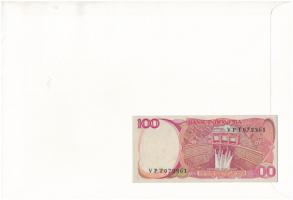 Indonézia 1984. 100R borítékban, alkalmi bélyeggel és bélyegzéssel T:I
Indonesia 1984. 100 Rupiah i...