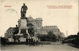 Budapest VII. Baross szobor, Központi (Keleti) pályaudvar