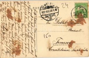 1907 Perjámos, Periam; Tündér sziget. W. L. 1325. / Feen-Insel / "Fairies' island" (r...