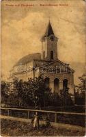 1917 Perjámos, Periam; Haulikfalvai templom. W. L. 1324. / Haulikfalvaer Kirche / church in Haulic (fa)