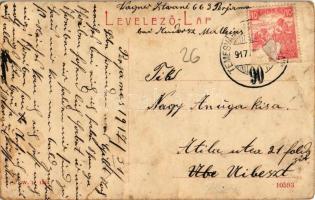 1917 Perjámos, Periam; Haulikfalvai templom. W. L. 1324. / Haulikfalvaer Kirche / church in Haulic (...