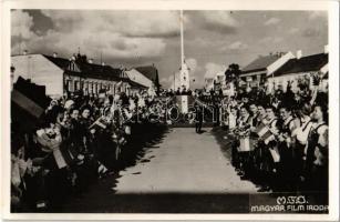 1940 Gyergyószentmiklós, Gheorgheni; bevonulás / entry of the Hungarian troops + "Gyergyószentmiklós visszatért" So. Stpl.