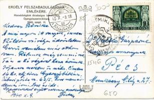 1940 Gyergyószentmiklós, Gheorgheni; bevonulás / entry of the Hungarian troops + "Gyergyószentm...