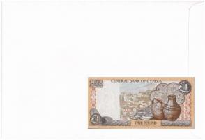 Ciprus 1997. 1Ł borítékban, alkalmi bélyeggel és bélyegzéssel T:I
Cyprus 1997. 1 Pound in envelope ...